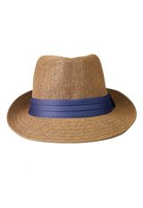 Cappello Fedora Hat con banda denim