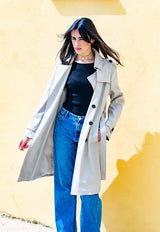 Impermeabile beige donna