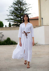 Vestito Lungo bianco da donna