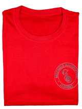 T-shirt Bell'agio Manifatture, colore rosso 100% Cotone organico