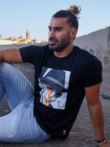 T-shirt KOJAK, Nera, 100% Cotone Organico