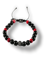 Bracciale-Elastico-unisex-con-ciondolo-a-sfera-diamantata