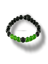 Bracciale Elastico da uomo con perle in pietra naturale