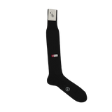 Calza-punta-talloni-rinforzata-nero-cotone-filo-di-scozia-bell-agio-manifatture-alghero