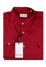 Camiciainlino_colloallacoreana_rossa-bellagio.manifatture-alghero