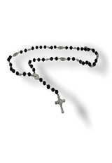 Rosario di Pietre naturali e croce di metallo