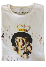 T-shirt Corona F. Mercury, Bianco, 100% Cotone