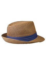 Cappello Fedora Hat con banda denim