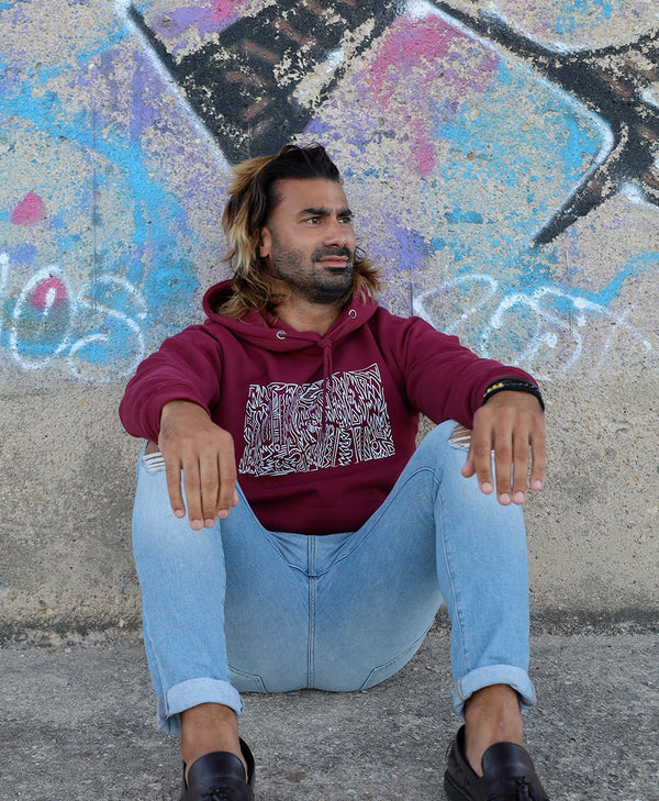 Felpa Bordeaux Art Bellagio Manifatture