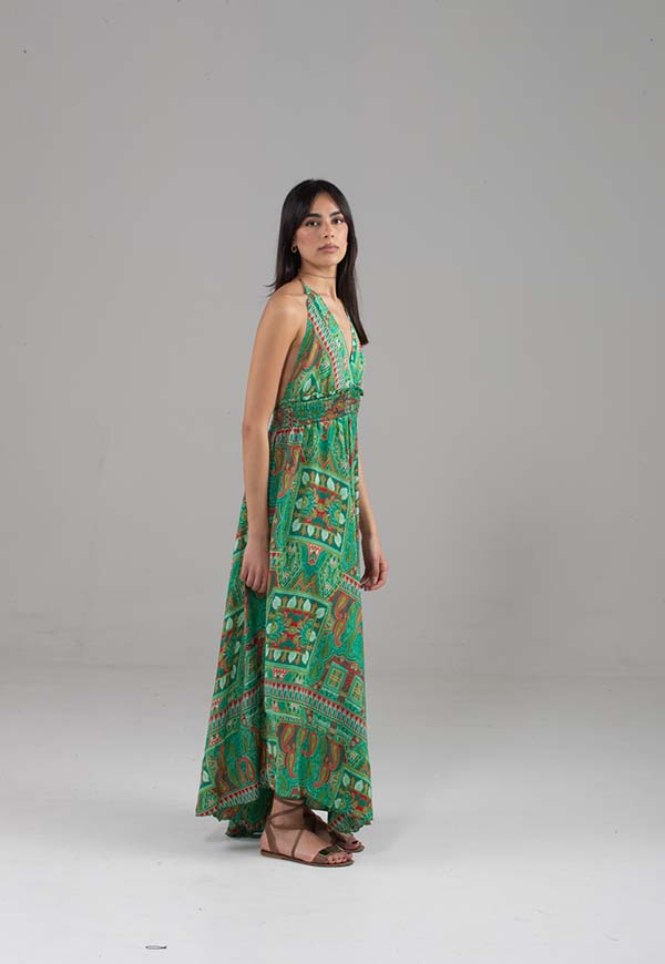 Vestito Lungo Verde