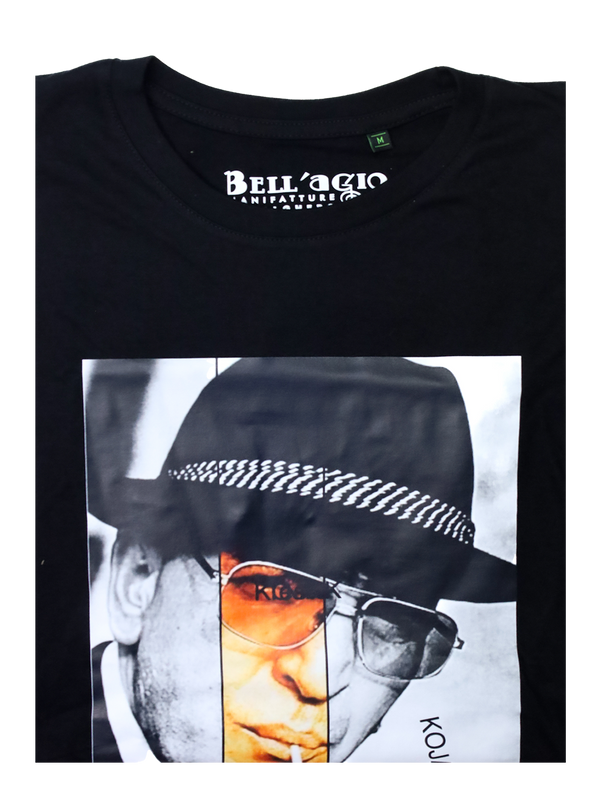 T-shirt KOJAK, Nera, 100% Cotone Organico