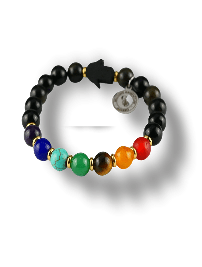 Bracciale-Elastico-da-uomo-composto-daanelli-e-perle-in-pietra-naturale-bellagio-manifatture-alghero