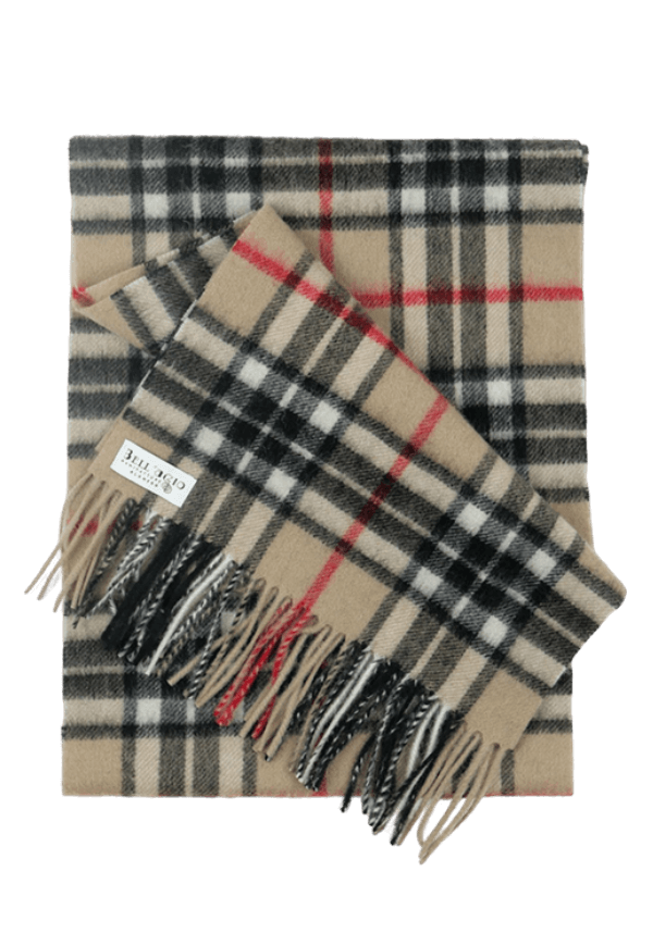 Sciarpa-a-quadri-colore-beige-rosso-nero-bellagio-manifatture-alghero