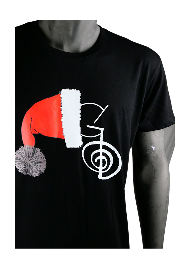 T-shirt-natale-colore-nero-100%-cotone-organico
